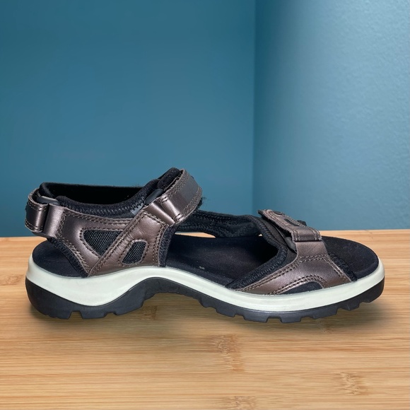 ECCO Yucatan Limited Edition Upcycle Project EU 38 US 7 7.5 Off-Road Brown RARE - Picture 4 of 10